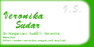 veronika sudar business card